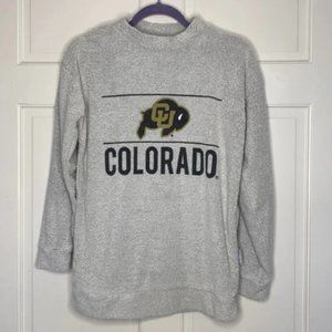 Woolly Threads Natural Colorado Buffaloes Original Woolly Pullover Sweatshirt